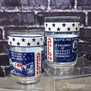 Apollo 13 Commemorative Glasses
